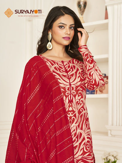 Prachi Vol 1 Suryajyoti Cambric Pant Style Suits