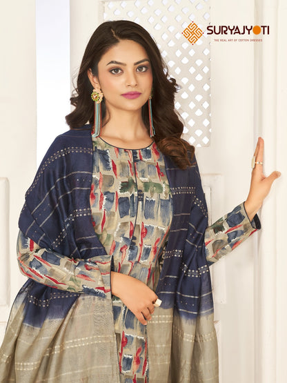 Prachi Vol 1 Suryajyoti Cambric Pant Style Suits