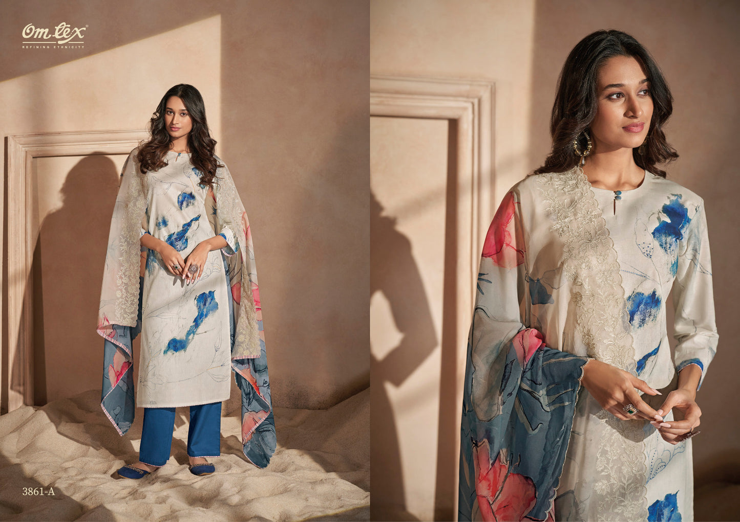 Praniti Omtex Lawn Cotton Pant Style Suits