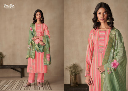 Prashansa Omtex Muslin Pant Style Suits