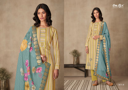 Prashansa Omtex Muslin Pant Style Suits