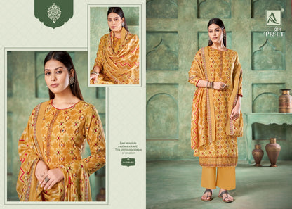 Preet Alok Cotton Plazzo Style Suits