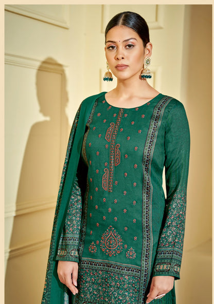 Preet Vol 1 Suryajyoti Jaam Satin Pant Style Suits