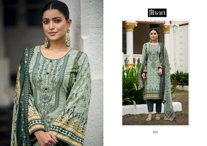 Preset Bin Saeed Lawn Vol 6 Jihan Lawn Pakistani Salwar Suits