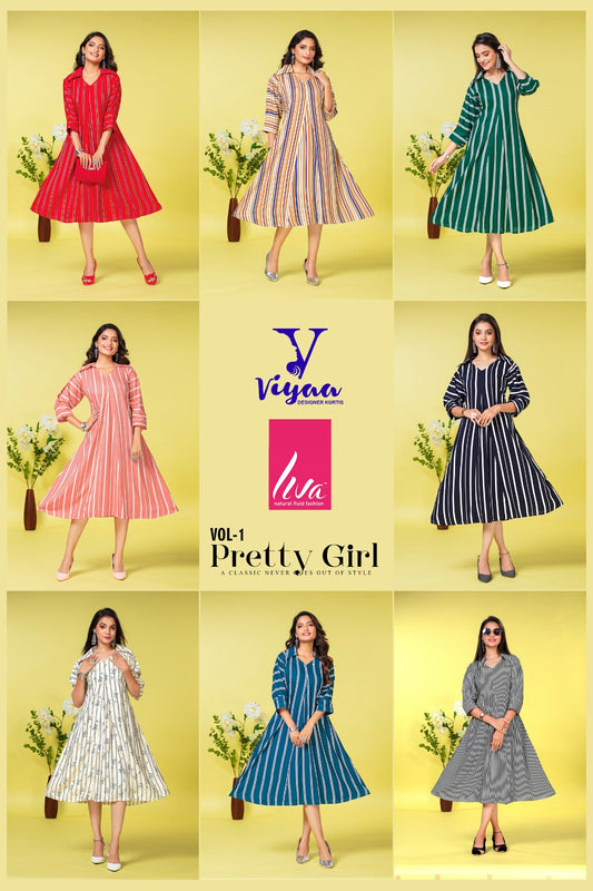 Pretty Girl Vol 1 Viyaa Rayon Midi Dress