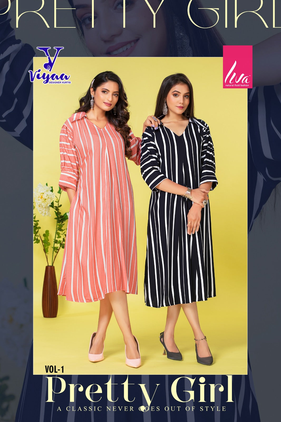 Pretty Girl Vol 1 Viyaa Rayon Midi Dress