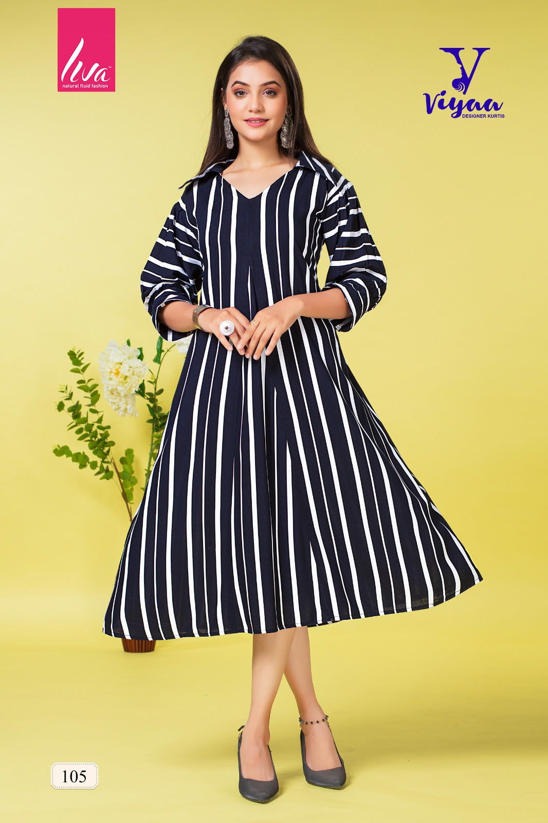 Pretty Girl Vol 1 Viyaa Rayon Midi Dress