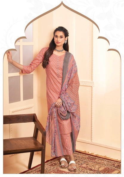 Preyasi Vol 6 Suryajyoti Cotton Pant Style Suits