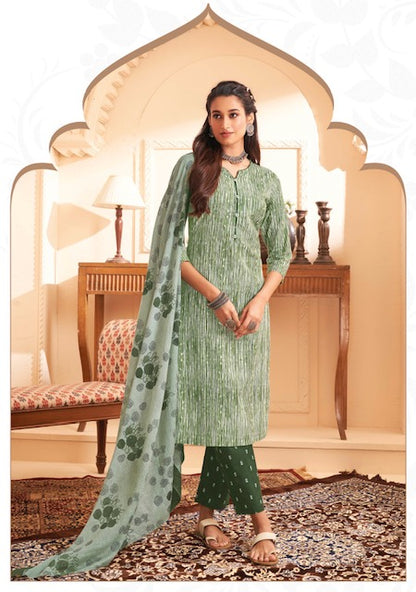 Preyasi Vol 6 Suryajyoti Cotton Pant Style Suits