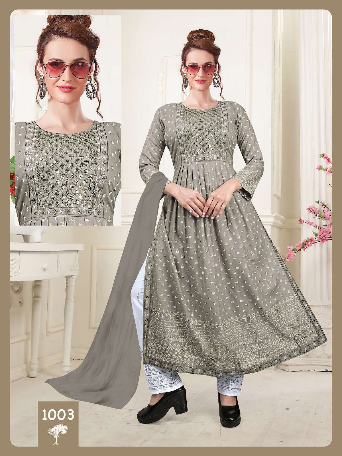 Pride Vol 2 Kavinay Rayon Readymade Pant Style Suits