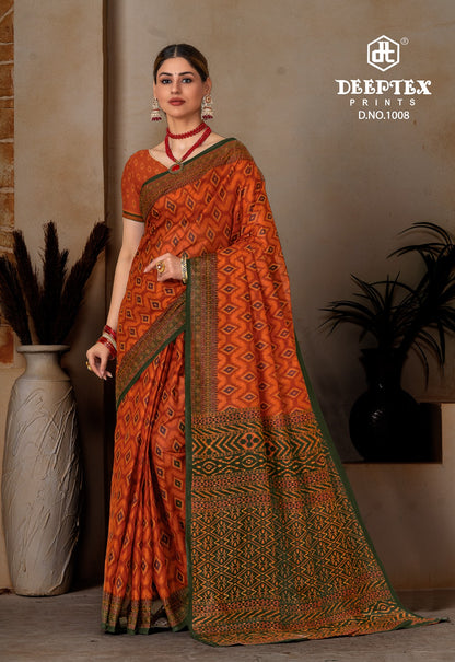 Prime Time Vol 10 Deeptex Prints Cotton Sarees