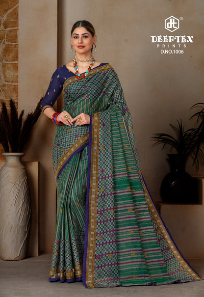 Prime Time Vol 10 Deeptex Prints Cotton Sarees