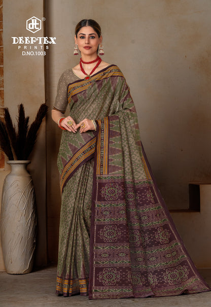 Prime Time Vol 10 Deeptex Prints Cotton Sarees