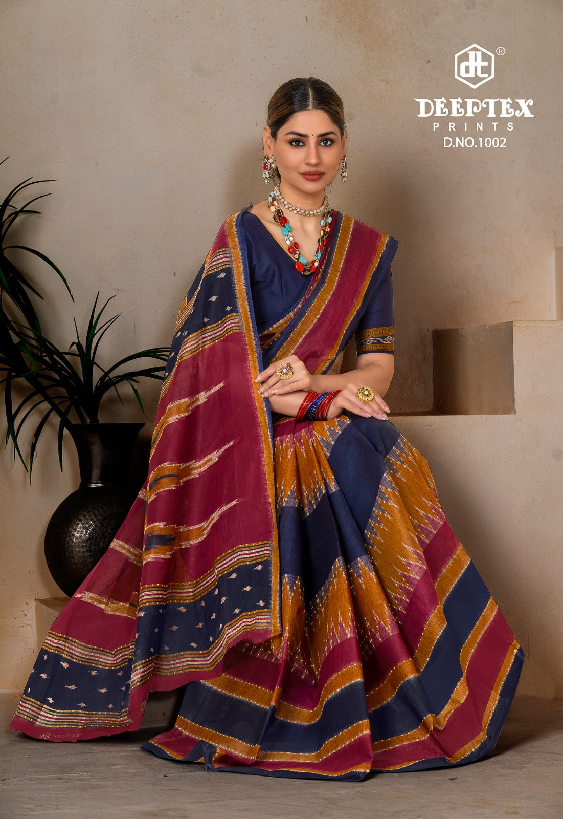 Prime Time Vol 10 Deeptex Prints Cotton Sarees