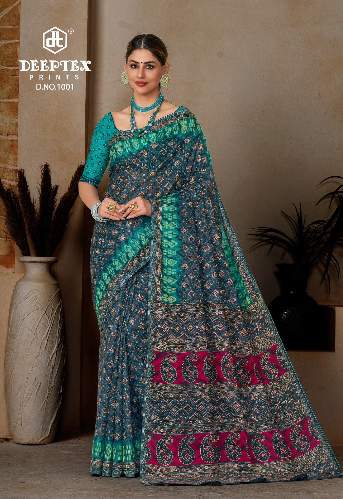 Prime Time Vol 10 Deeptex Prints Cotton Sarees
