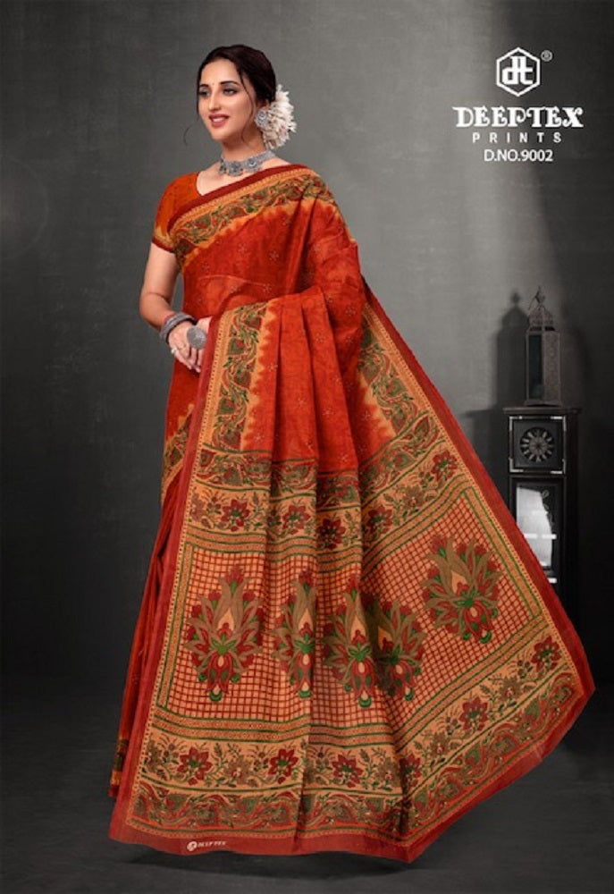 Prime Time Vol 9 Deeptex Prints Cotton Sarees