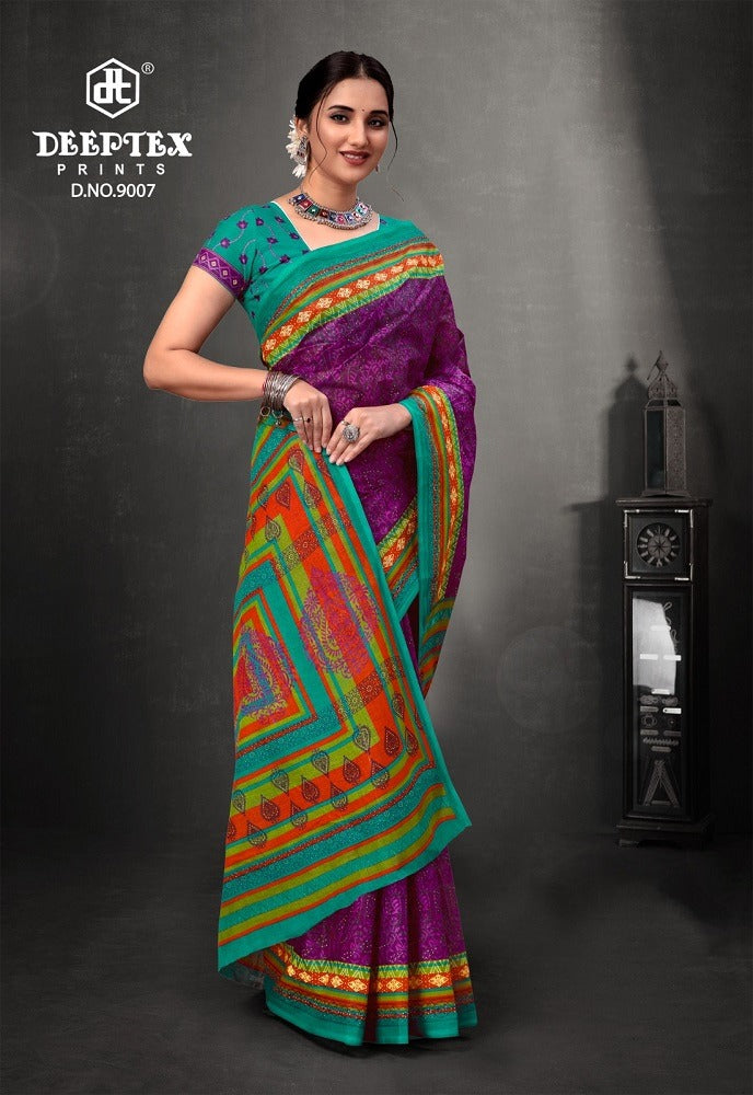 Prime Time Vol 9 Deeptex Prints Cotton Sarees