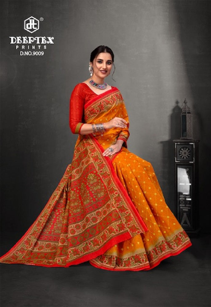 Prime Time Vol 9 Deeptex Prints Cotton Sarees