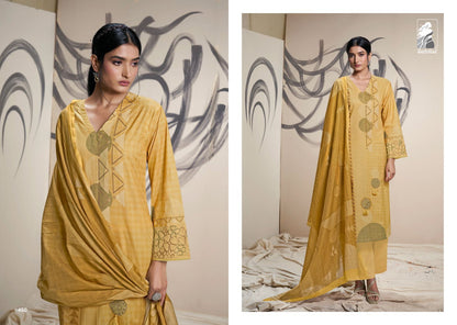 Prithvi Sahiba Cotton Lawn Pant Style Suits
