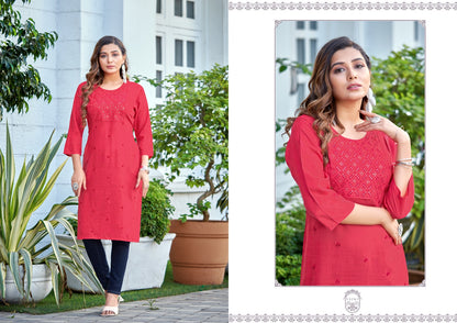 Priya Kalaroop Knee Length Kurtis