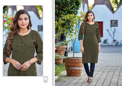 Priya Kalaroop Knee Length Kurtis