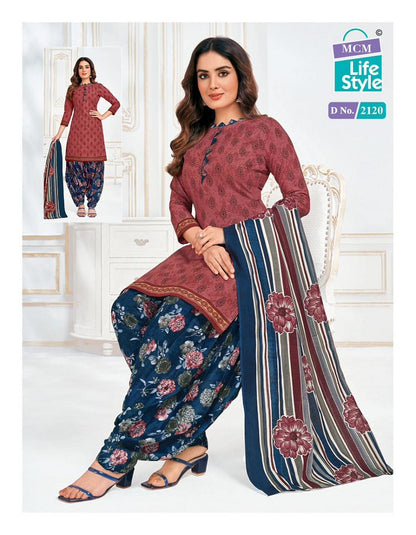 Priya Vol 21 Mcm Lifestyle Readymade Cotton Patiyala Suits