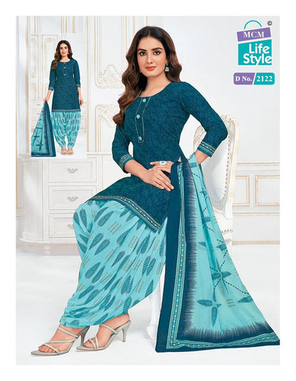 Priya Vol 21 Mcm Lifestyle Readymade Cotton Patiyala Suits
