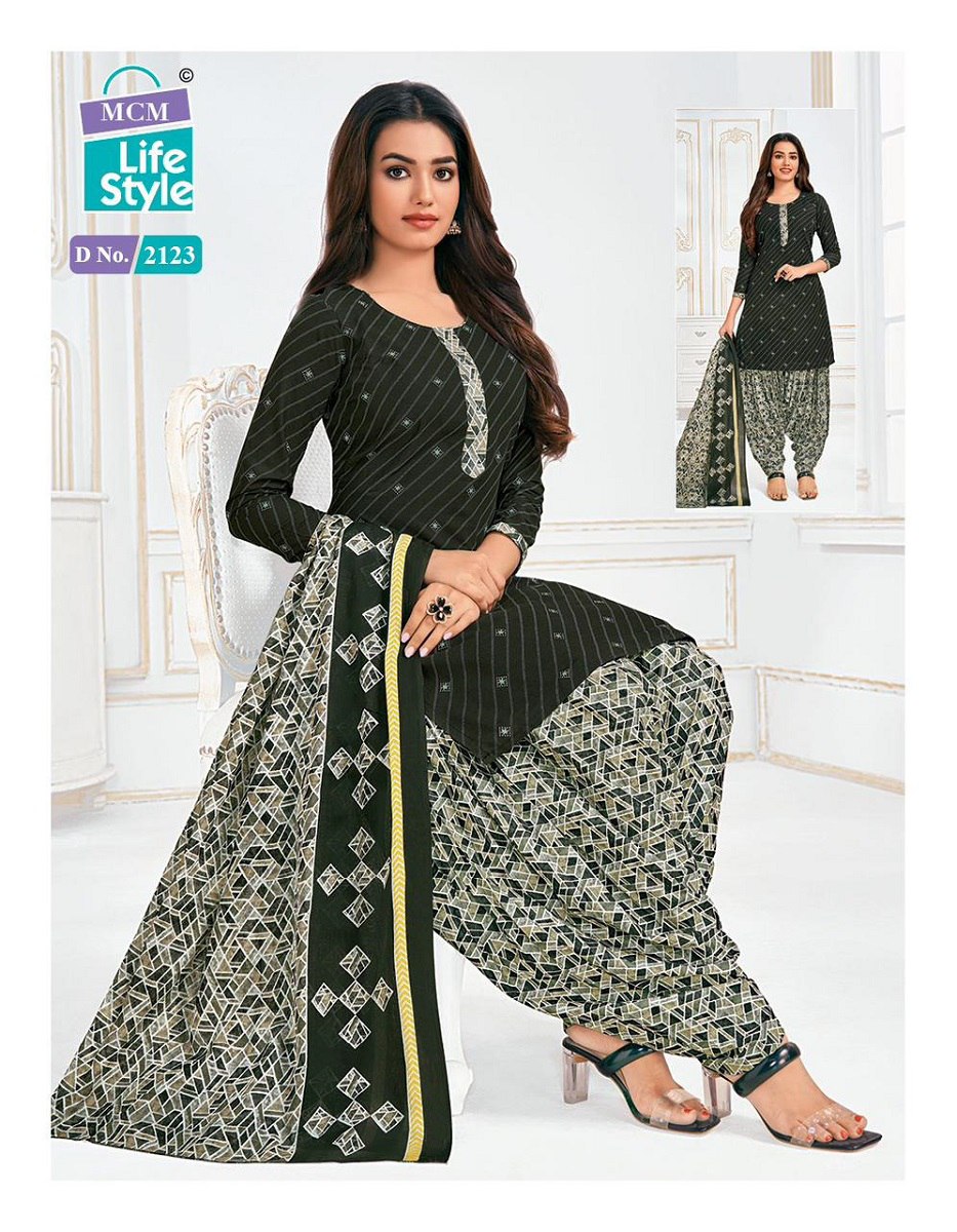 Priya Vol 21 Mcm Lifestyle Readymade Cotton Patiyala Suits