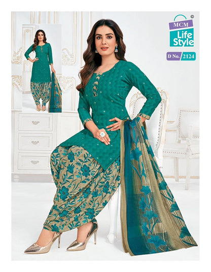 Priya Vol 21 Mcm Lifestyle Readymade Cotton Patiyala Suits
