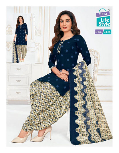 Priya Vol 21 Mcm Lifestyle Readymade Cotton Patiyala Suits