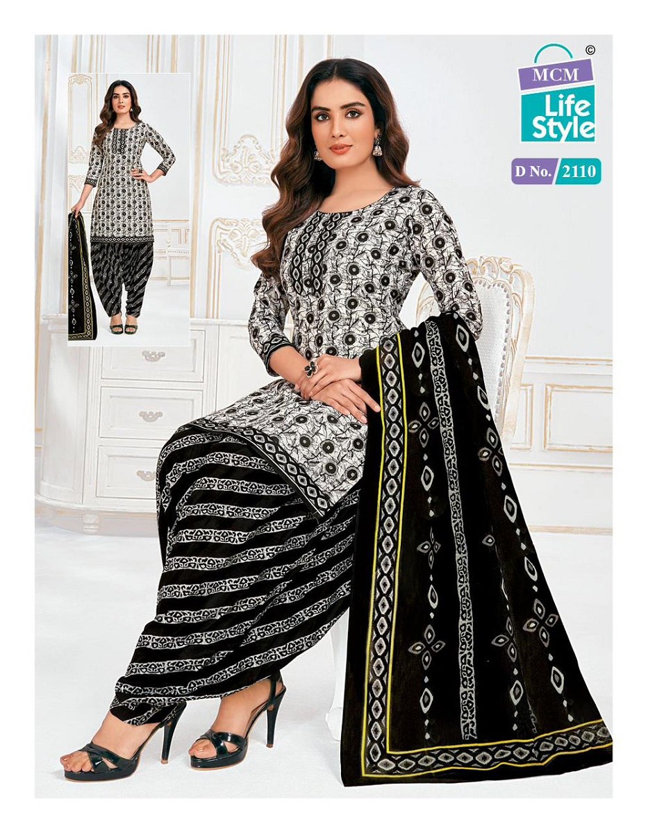 Priya Vol 21 Mcm Lifestyle Readymade Cotton Patiyala Suits