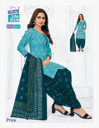 Priya Vol 22 Mcm Lifestyle Cotton Dress Material