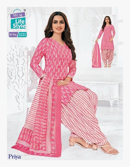 Priya Vol 22 Mcm Lifestyle Cotton Dress Material
