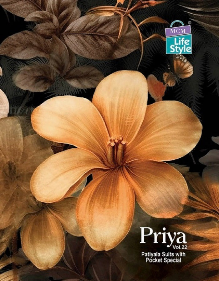 Priya Vol 22 Mcm Lifestyle Cotton Dress Material