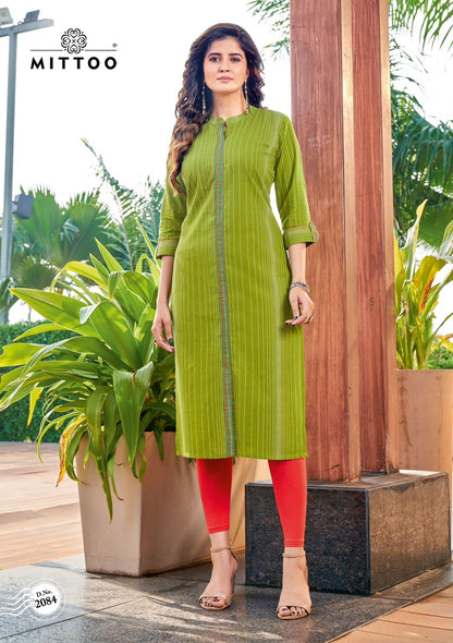Priyal Vol 11 Mittoo Handloom Straight Cut Kurtis