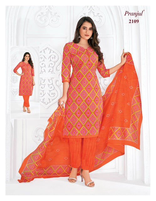 Priyanka Vol 21 Pranjul Cotton Dress Material – Kavya Style Plus