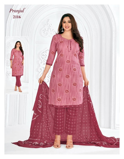 Priyanka Vol 21 Pranjul Cotton Dress Material