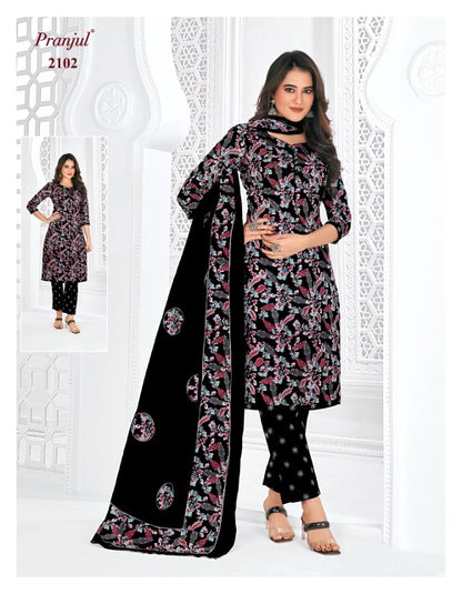 Priyanka Vol 21 Pranjul Cotton Dress Material