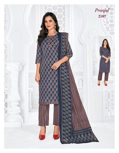 Priyanka Vol 21 Pranjul Cotton Dress Material