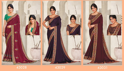 Priyanshi Mahotsav Silk Georgette Sarees