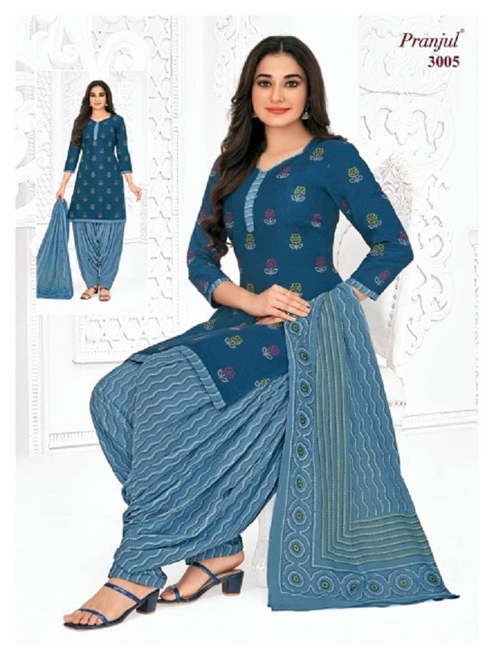 Priyanshi Vol 30 Pranjul Cotton Dress Material
