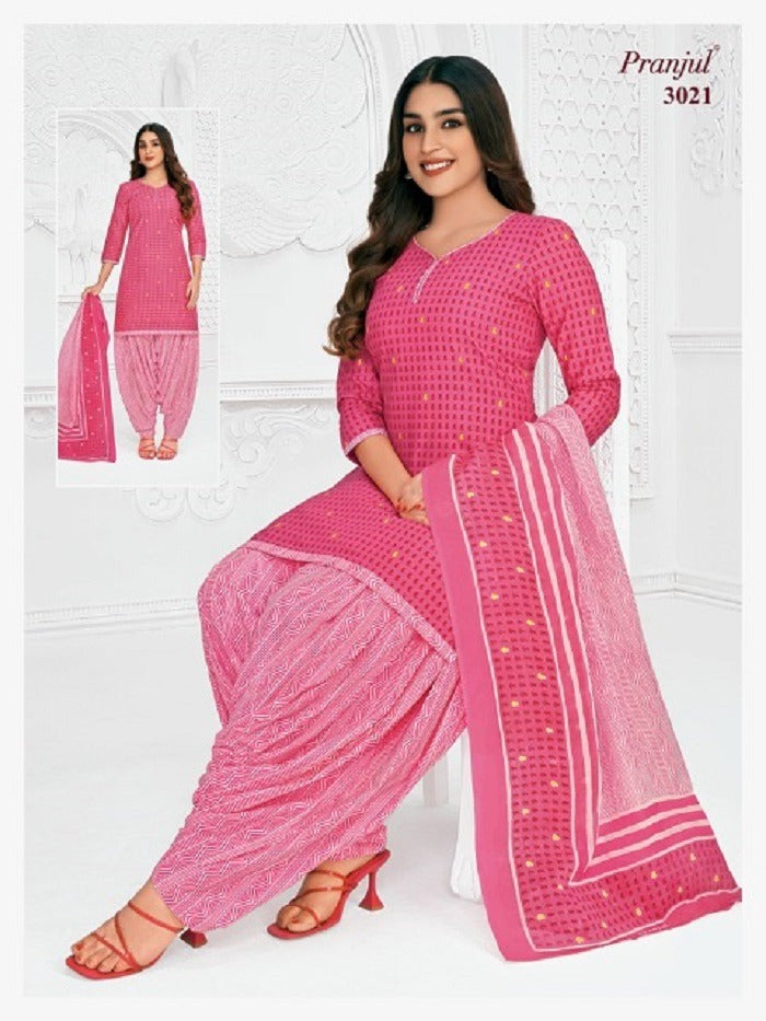 Priyanshi Vol 30 Pranjul Readymade Cotton Patiyala Suits