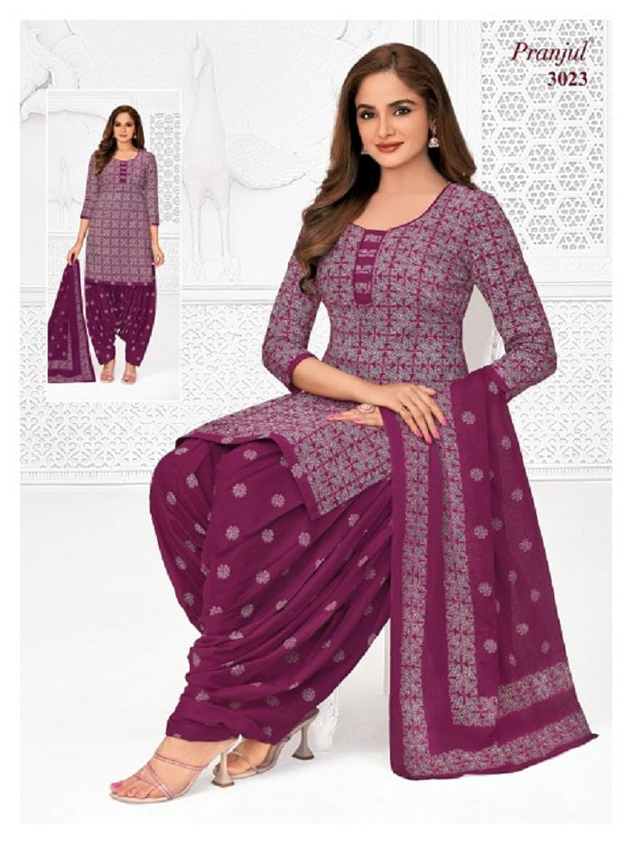 Women's Readymade Cotton Salwar Suit Set with Dupatta Patiyala Style Color  Coffee Brown Size XL - Prabha Threads