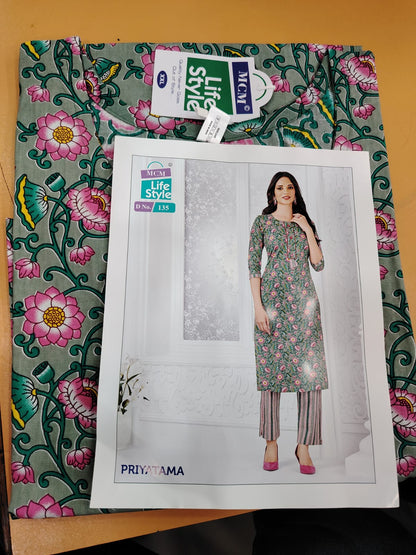 Priyatama Mcm Lifestyle Cotton Kurtis