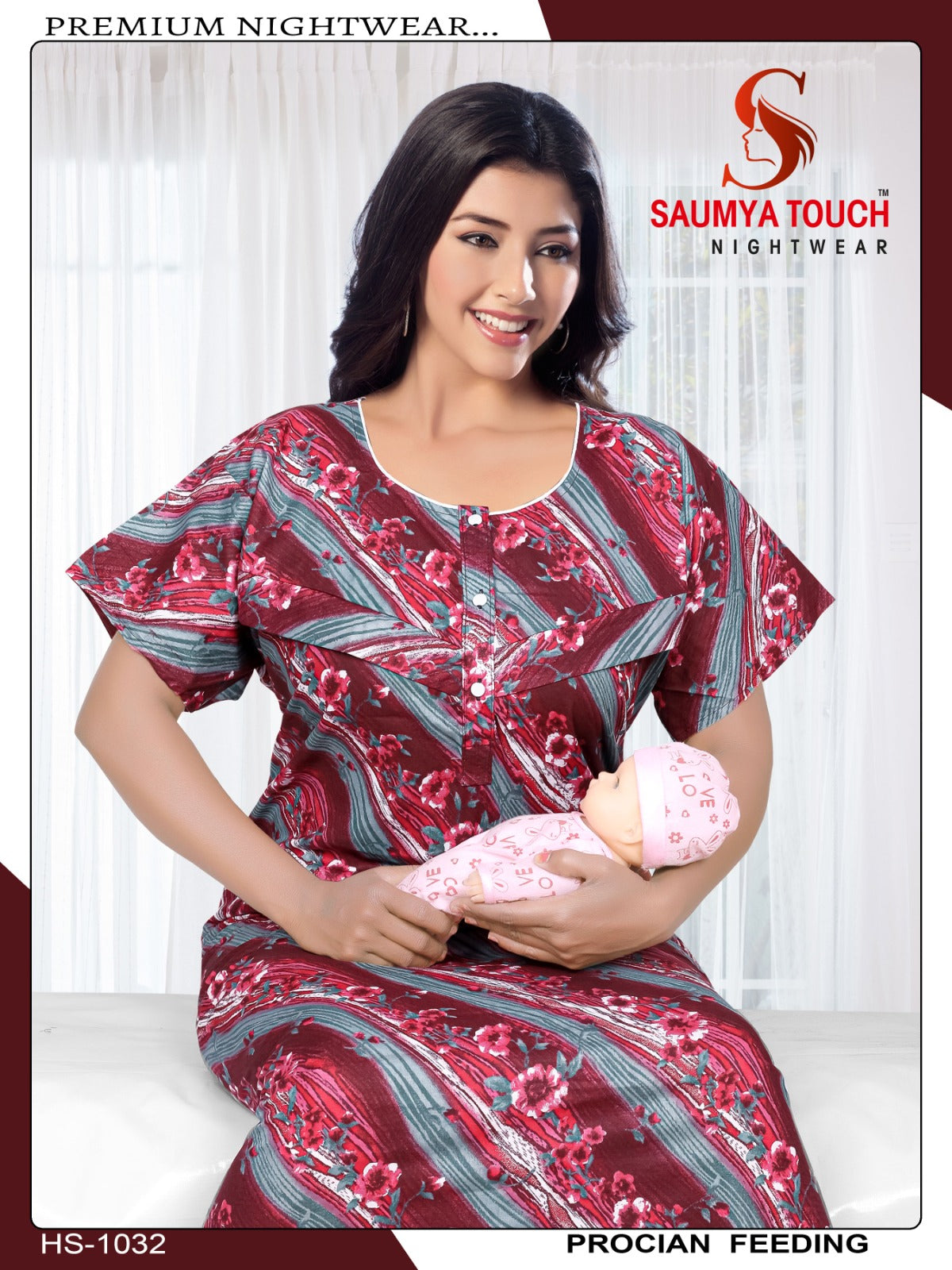 fcity.in - Jazba Fashion Soft And Comfortable Feeding Night Suit Top And  Bottom