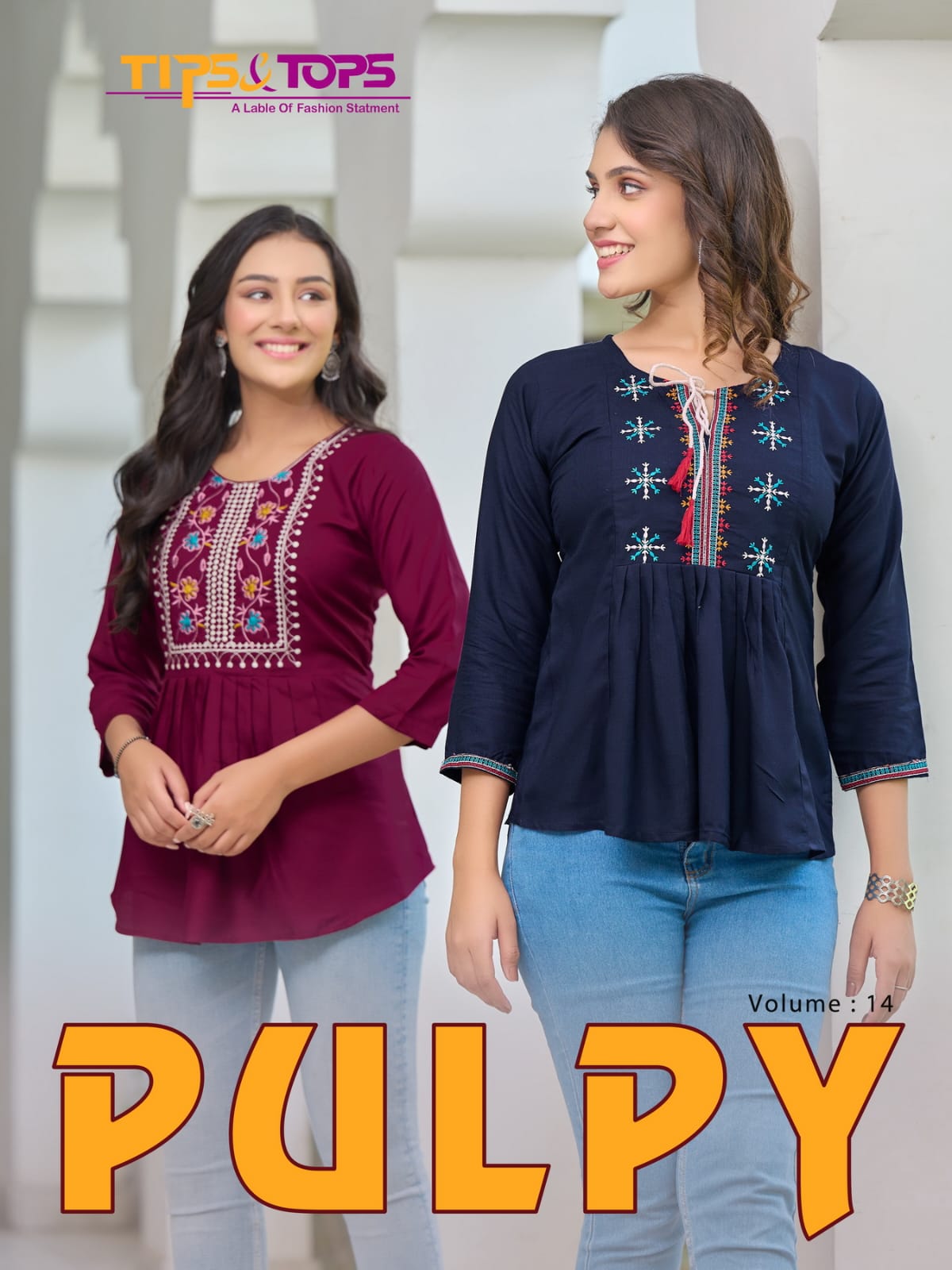 Pulpy Vol 14 Tips Tops Rayon Stylish Tops