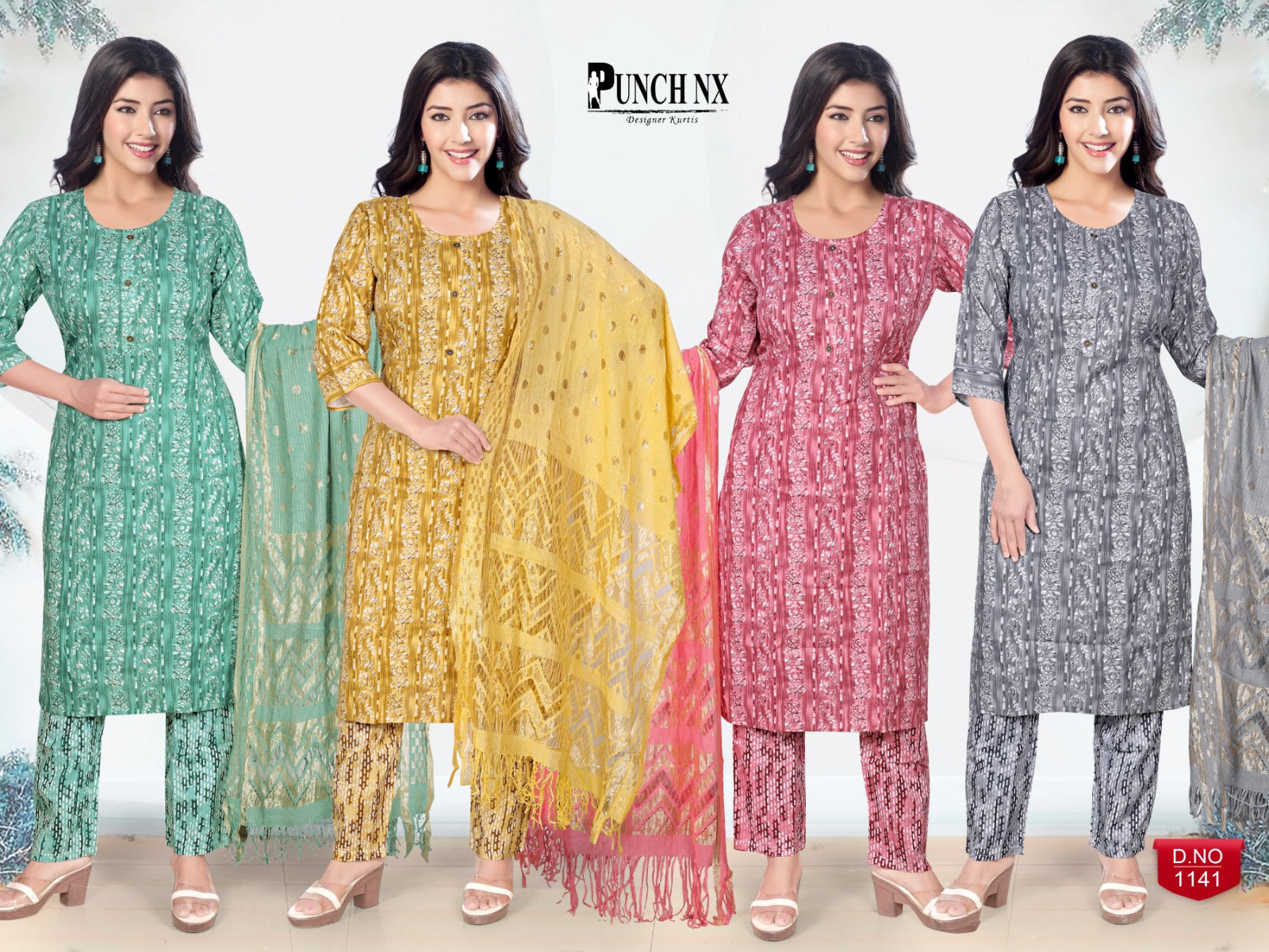Punch-Nx Premnath Rayon Readymade Pant Style Suits