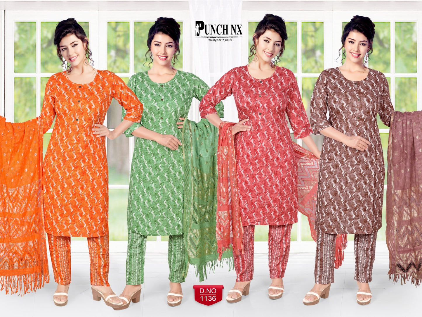 Punch-Nx Premnath Rayon Readymade Pant Style Suits