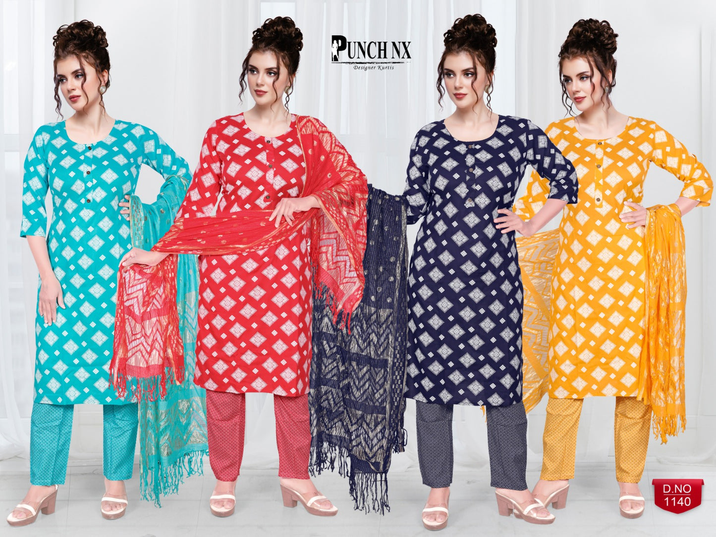Punch-Nx Premnath Rayon Readymade Pant Style Suits