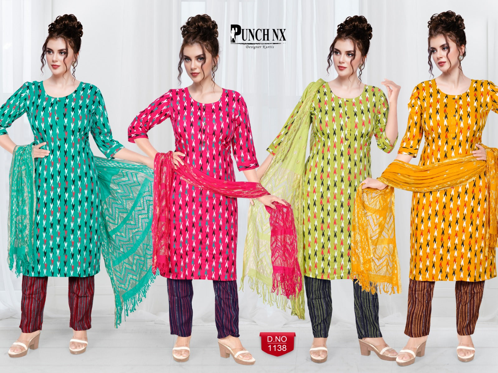 Punch-Nx Premnath Rayon Readymade Pant Style Suits
